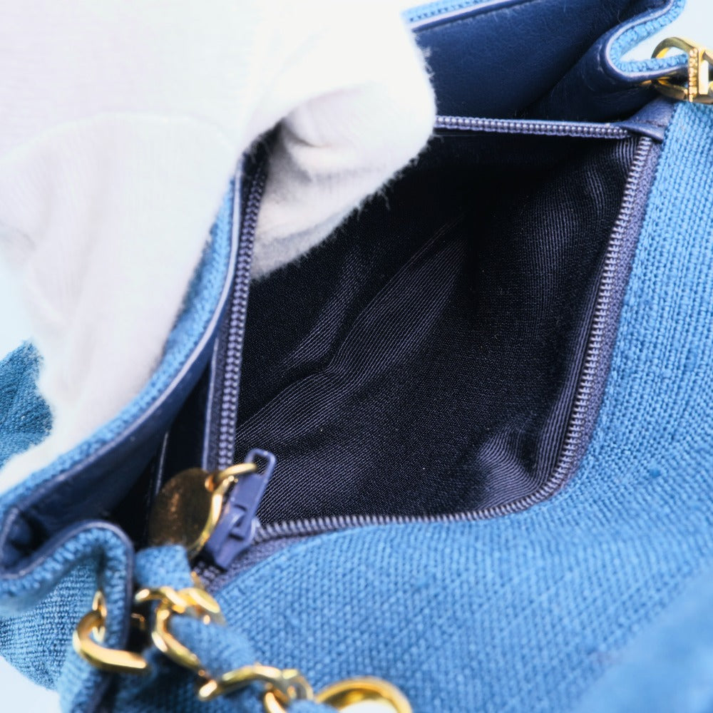 Chanel Mini Denim Single Flap Bag Denim Crossbody Bag