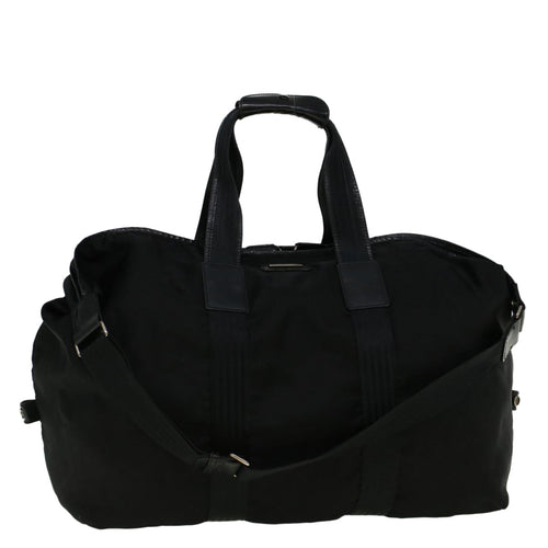 GUCCI Boston Bag Nylon 2way Black  56712