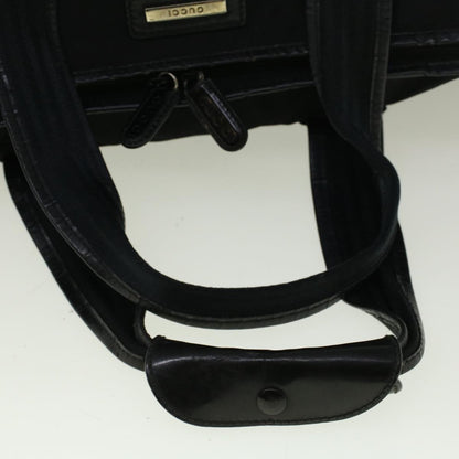GUCCI Boston Bag Nylon 2way Black  56712