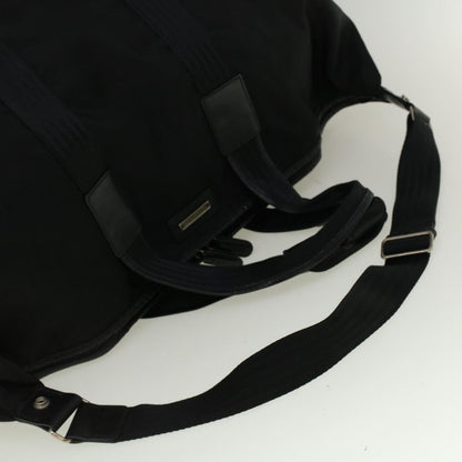 GUCCI Boston Bag Nylon 2way Black  56712