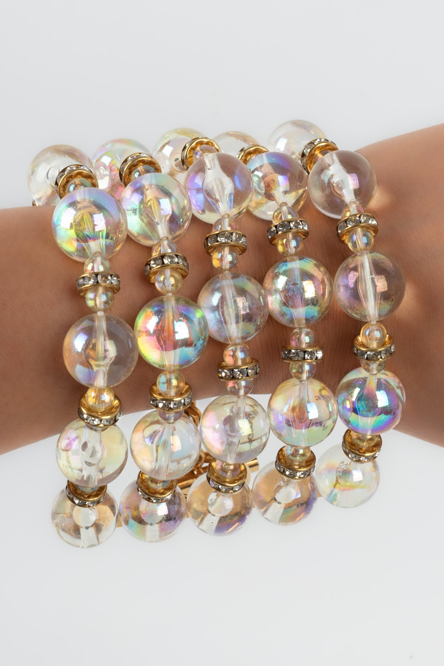 Bracelet de perles Chanel 1990s