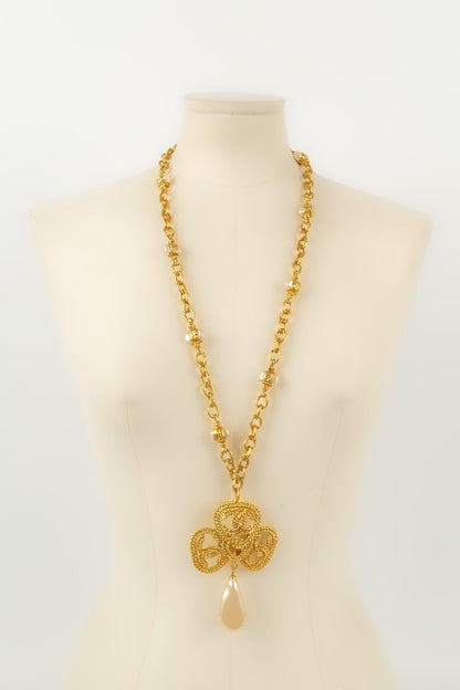 Collier pendentif Chanel 1990s
