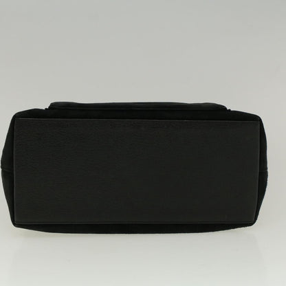 GUCCI Bamboo Hand Bag Suede Black 002 2058 0508 0  57181