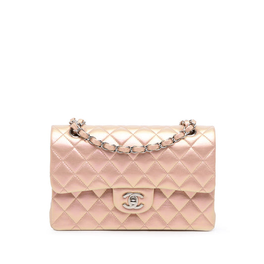 Chanel Sac Small Classic Iridescent Lambskin Double Flap