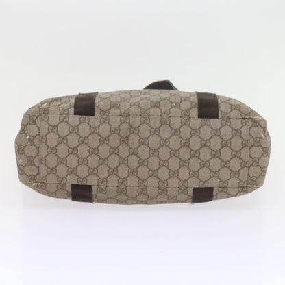 GUCCI GG Canvas Pouch Tote Bag Coated Canvas 2Set Beige Black  57550