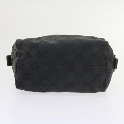 GUCCI GG Canvas Pouch Tote Bag Coated Canvas 2Set Beige Black  57550