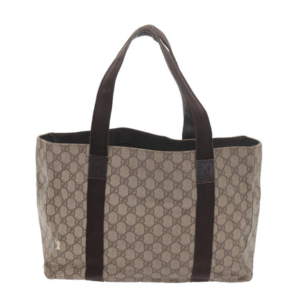 GUCCI GG Canvas Pouch Tote Bag Coated Canvas 2Set Beige Black  57550