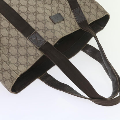 GUCCI GG Canvas Pouch Tote Bag Coated Canvas 2Set Beige Black  57550