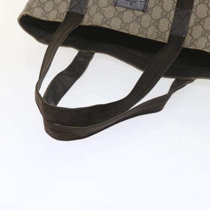 GUCCI GG Canvas Pouch Tote Bag Coated Canvas 2Set Beige Black  57550