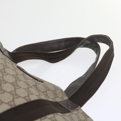 GUCCI GG Canvas Pouch Tote Bag Coated Canvas 2Set Beige Black  57550