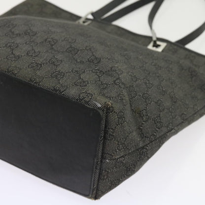 GUCCI GG Canvas Tote Bag Gray 31243  58485