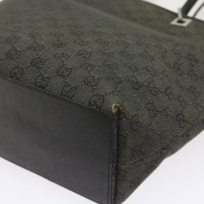 GUCCI GG Canvas Tote Bag Gray 31243  58485