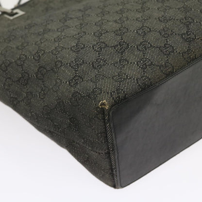 GUCCI GG Canvas Tote Bag Gray 31243  58485