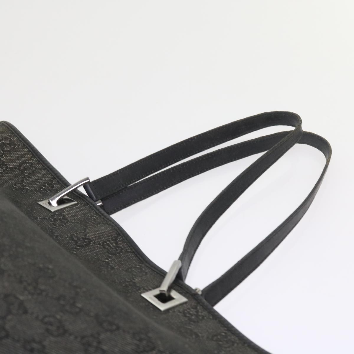 GUCCI GG Canvas Tote Bag Gray 31243  58485