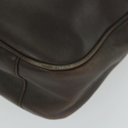 GUCCI Bamboo Shoulder Bag Leather 2way Brown 001 1638 2123  58573