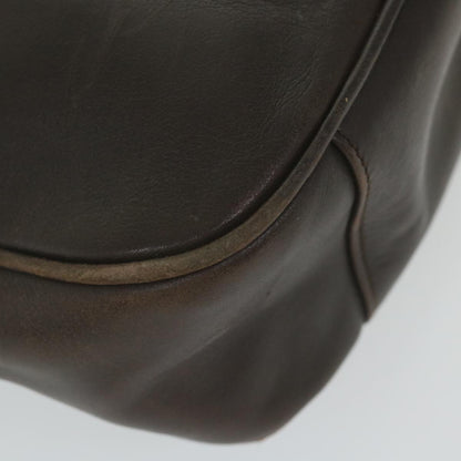 GUCCI Bamboo Shoulder Bag Leather 2way Brown 001 1638 2123  58573