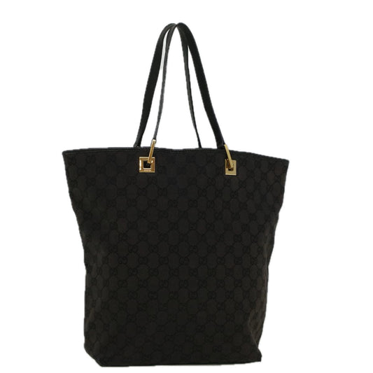 GUCCI GG Canvas Tote Bag Black 002 1098 3444  58793