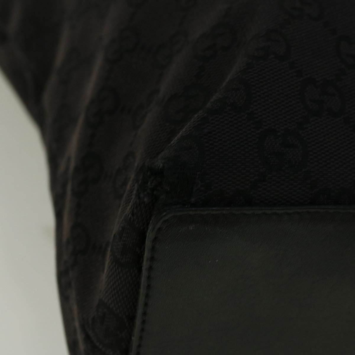 GUCCI GG Canvas Tote Bag Black 002 1098 3444  58793