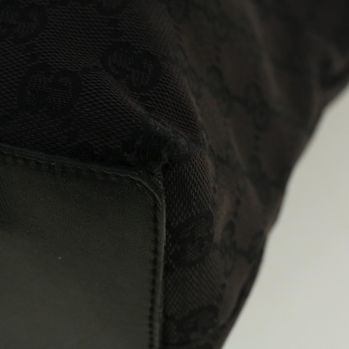 GUCCI GG Canvas Tote Bag Black 002 1098 3444  58793