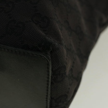 GUCCI GG Canvas Tote Bag Black 002 1098 3444  58793