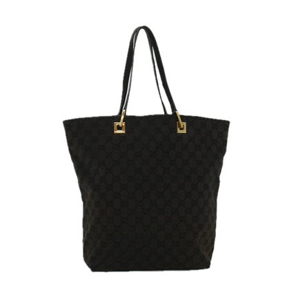 GUCCI GG Canvas Tote Bag Black 002 1098 3444  58793