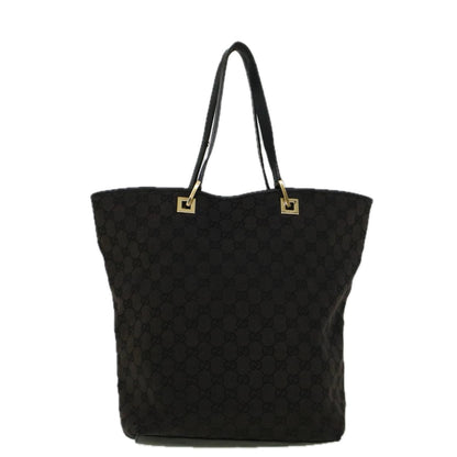 GUCCI GG Canvas Tote Bag Black 002 1098 3444  58793