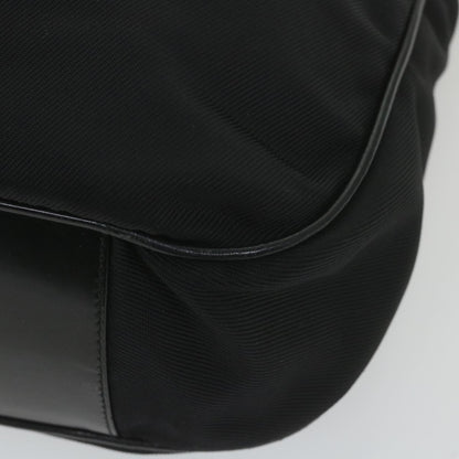 GUCCI Bamboo Shoulder Bag Nylon 2way Black 001 1998 1577 5  58813