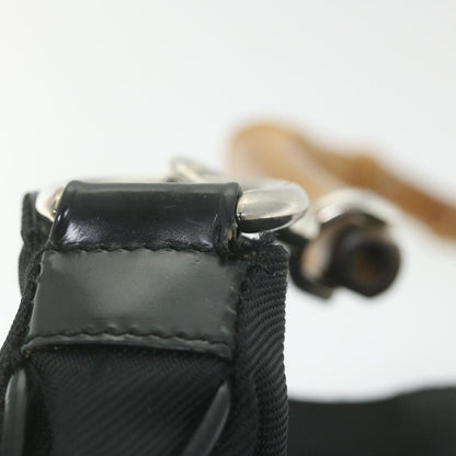 GUCCI Bamboo Shoulder Bag Nylon 2way Black 001 1998 1577 5  58813