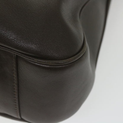 GUCCI Bamboo Shoulder Bag Leather Brown 001 1998 1577  58814
