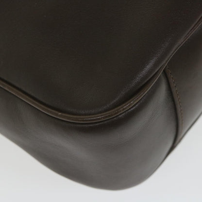 GUCCI Bamboo Shoulder Bag Leather Brown 001 1998 1577  58814