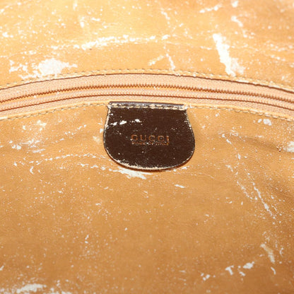 GUCCI Bamboo Shoulder Bag Leather Brown 001 1998 1577  58814