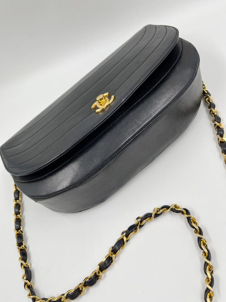 Chanel Vintage Half Moon Flap bag