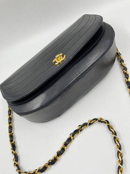 Chanel Vintage Half Moon Flap bag