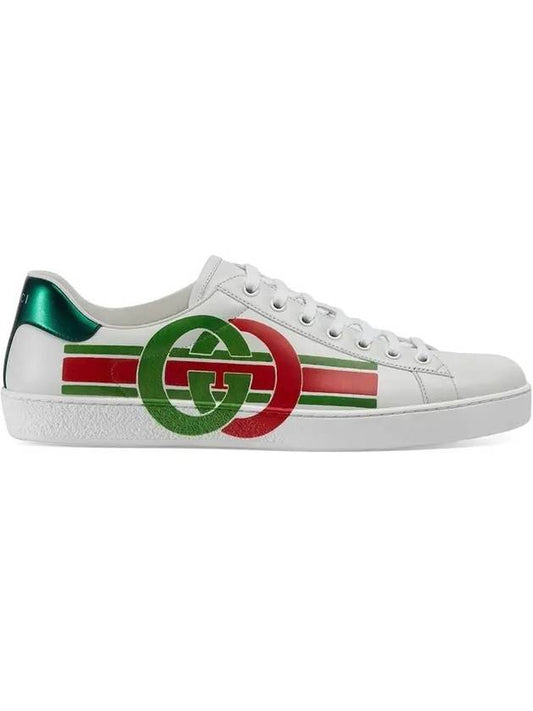 Gucci Ace Interlocking G Low Top Sneakers White