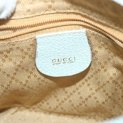 GUCCI Bamboo Hand Bag Suede 2way Light Blue 007 2865 0231  59001