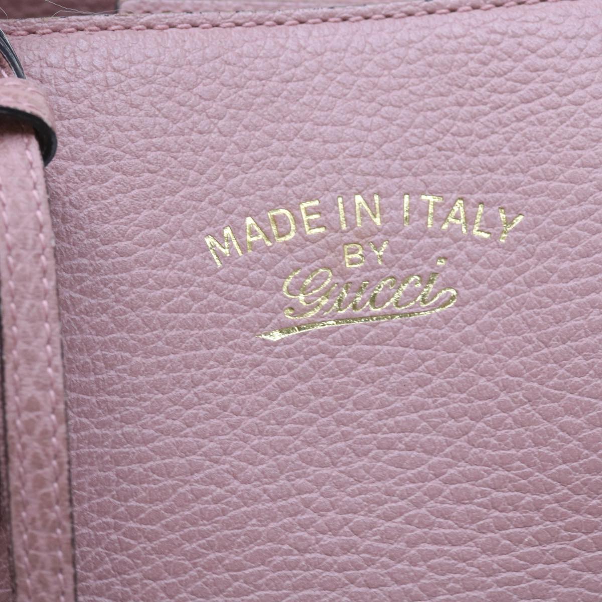 GUCCI Tote Bag Leather Pink 354408  59060