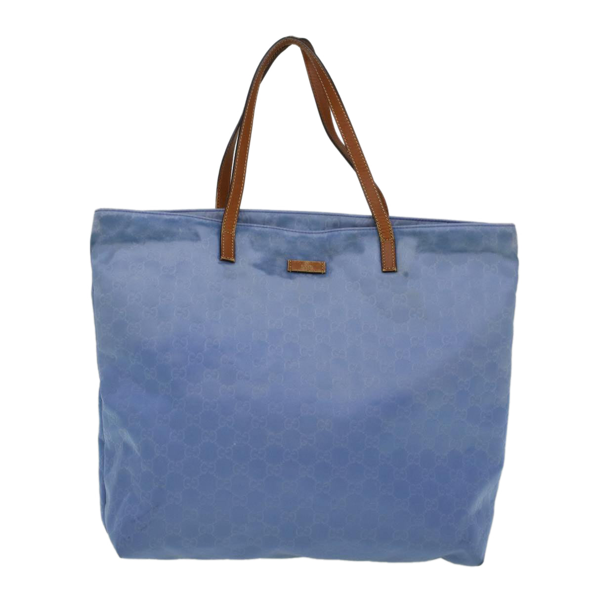 GUCCI GG Canvas Tote Bag Blue 295252  59064