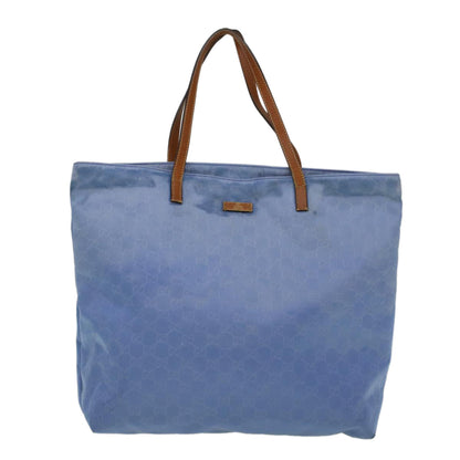 GUCCI GG Canvas Tote Bag Blue 295252  59064
