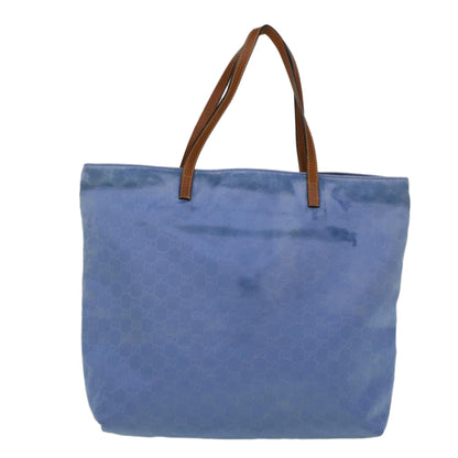 GUCCI GG Canvas Tote Bag Blue 295252  59064