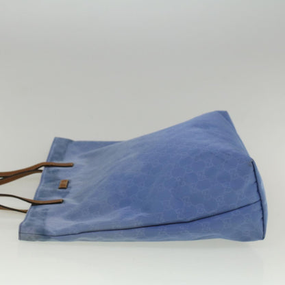 GUCCI GG Canvas Tote Bag Blue 295252  59064
