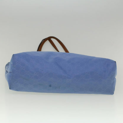 GUCCI GG Canvas Tote Bag Blue 295252  59064