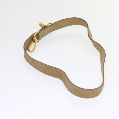 GUCCI Bamboo Shoulder Bag Suede 2way Beige 002 123 0322  59066