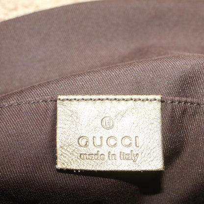 GUCCI GG Canvas Sherry Line Tote Bag Beige Gold pink 189669  59074