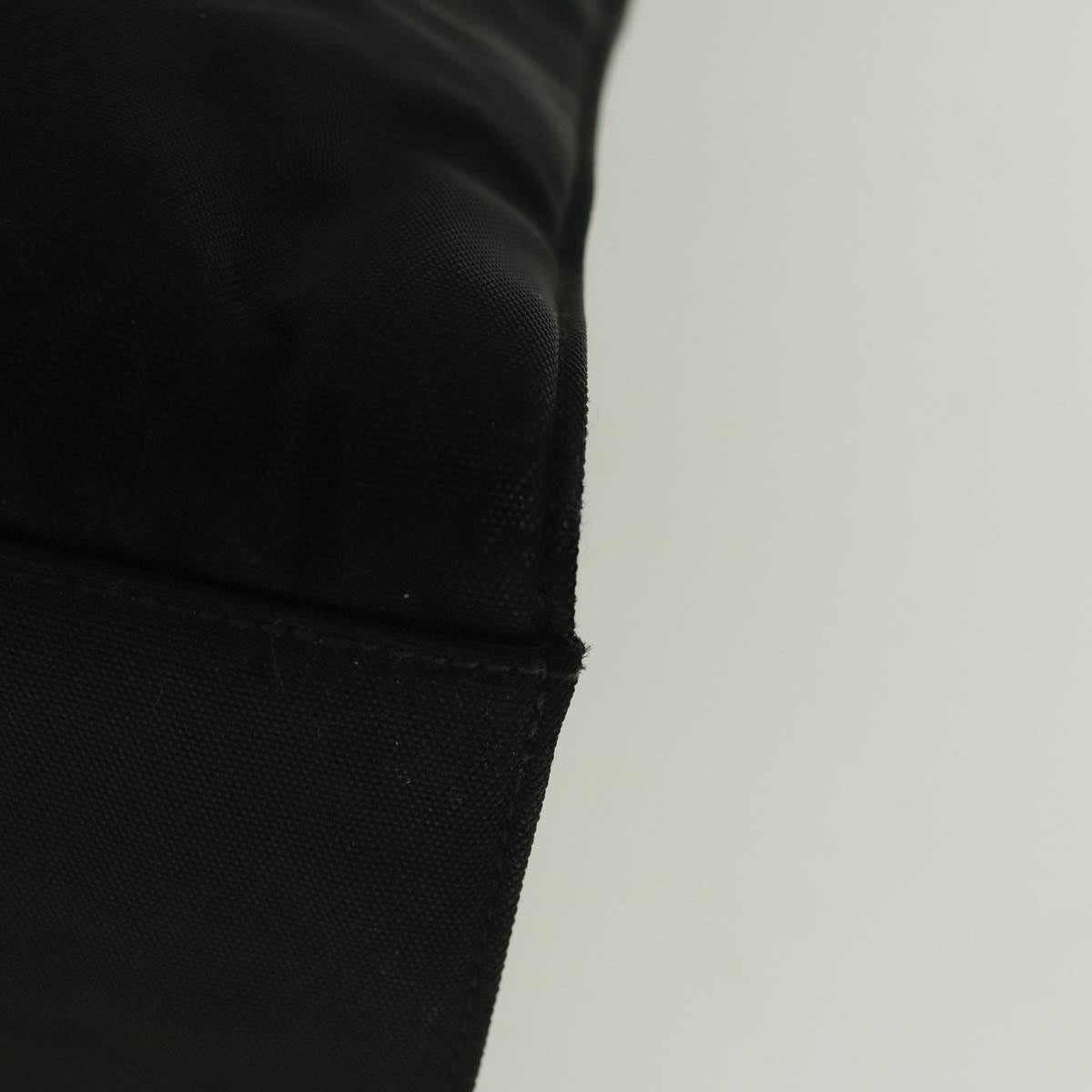 GUCCI Bamboo Hand Bag Nylon Black  59240