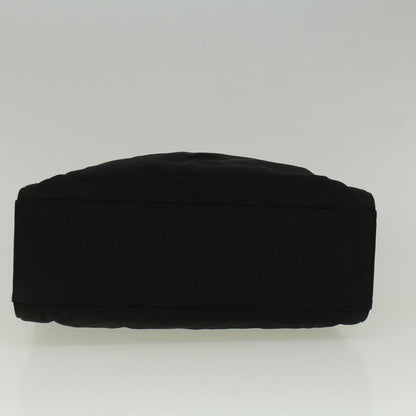 GUCCI Bamboo Hand Bag Nylon Black  59240