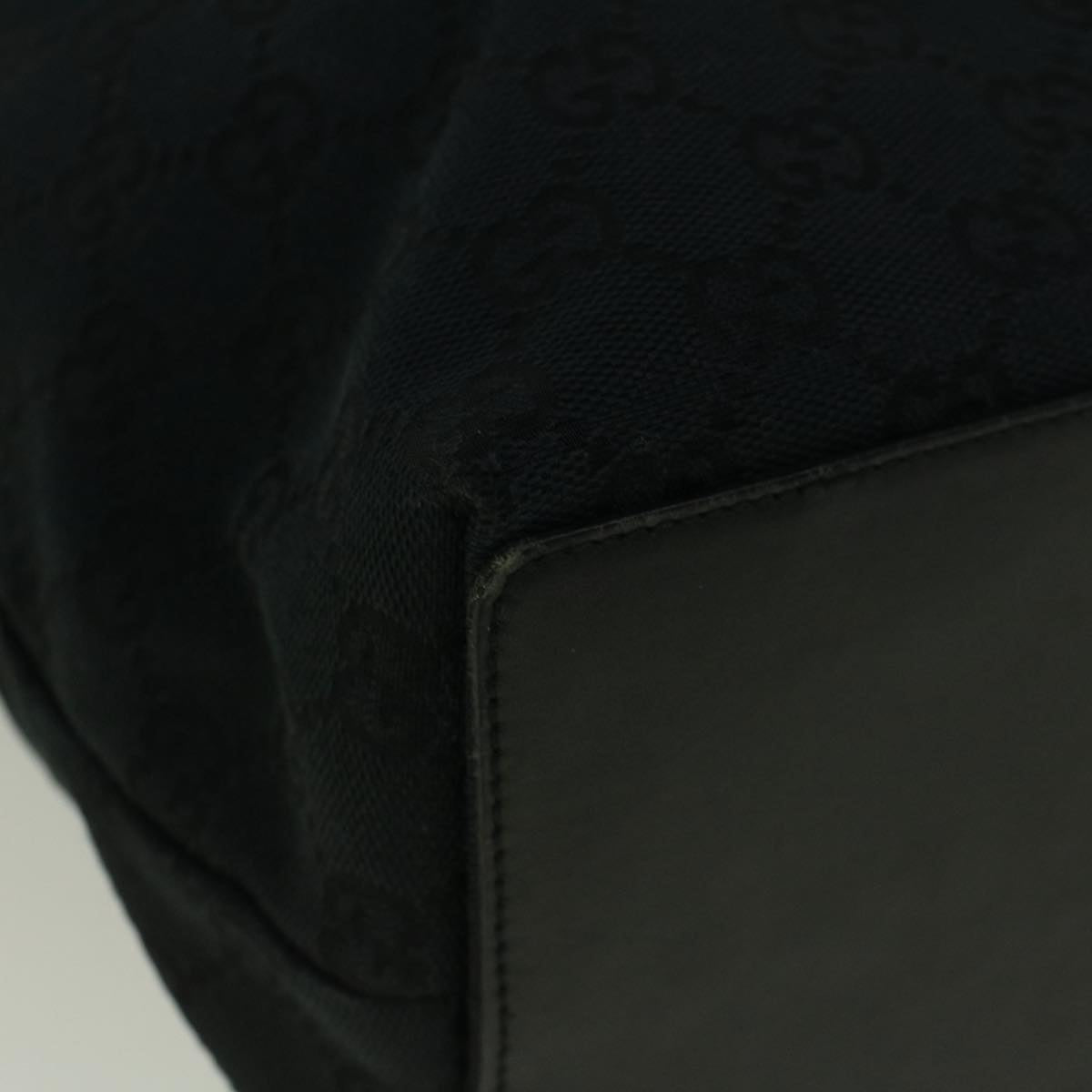 GUCCI GG Canvas Tote Bag Black 31243  59241