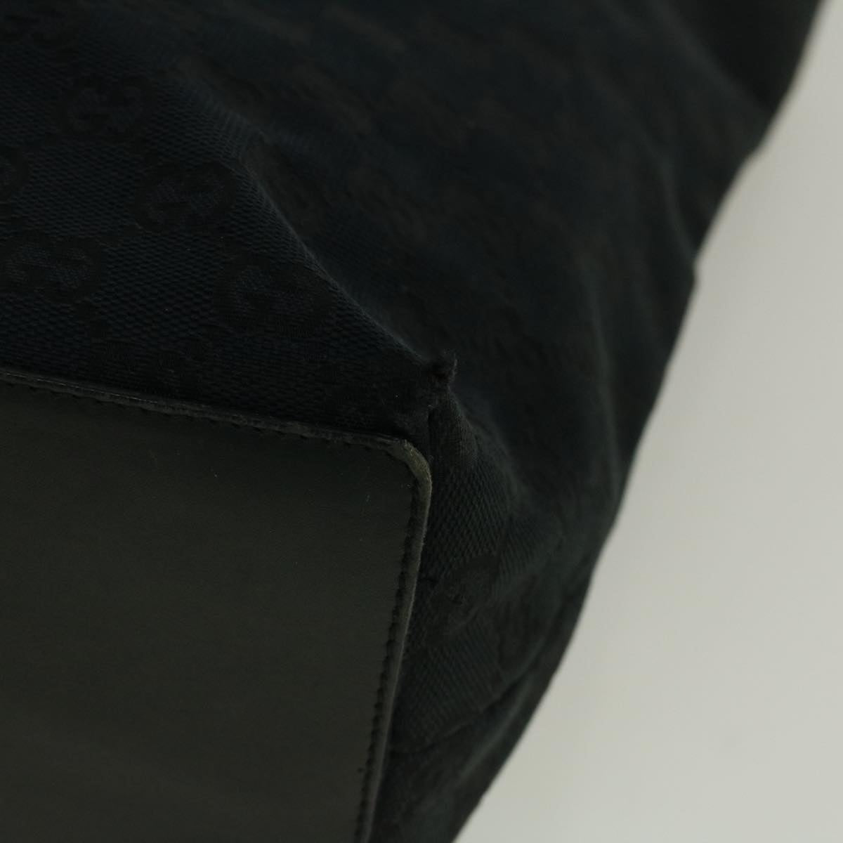 GUCCI GG Canvas Tote Bag Black 31243  59241