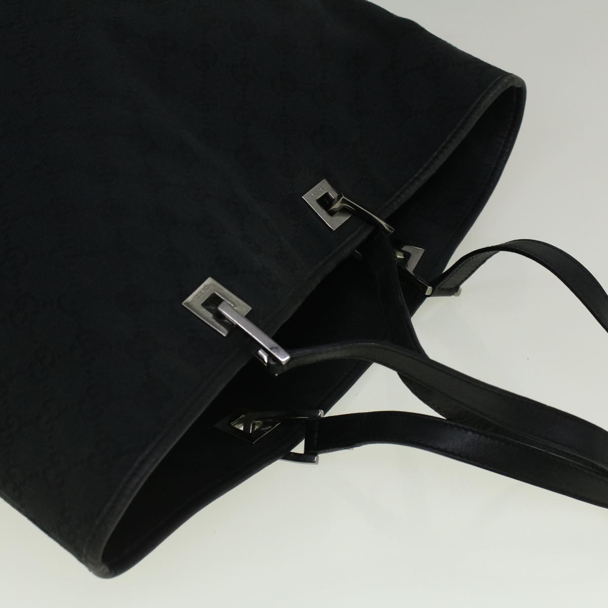 GUCCI GG Canvas Tote Bag Black 31243  59241