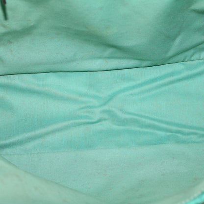 GUCCI GG Canvas Tote Bag Beige Turquoise Blue 113017  59245