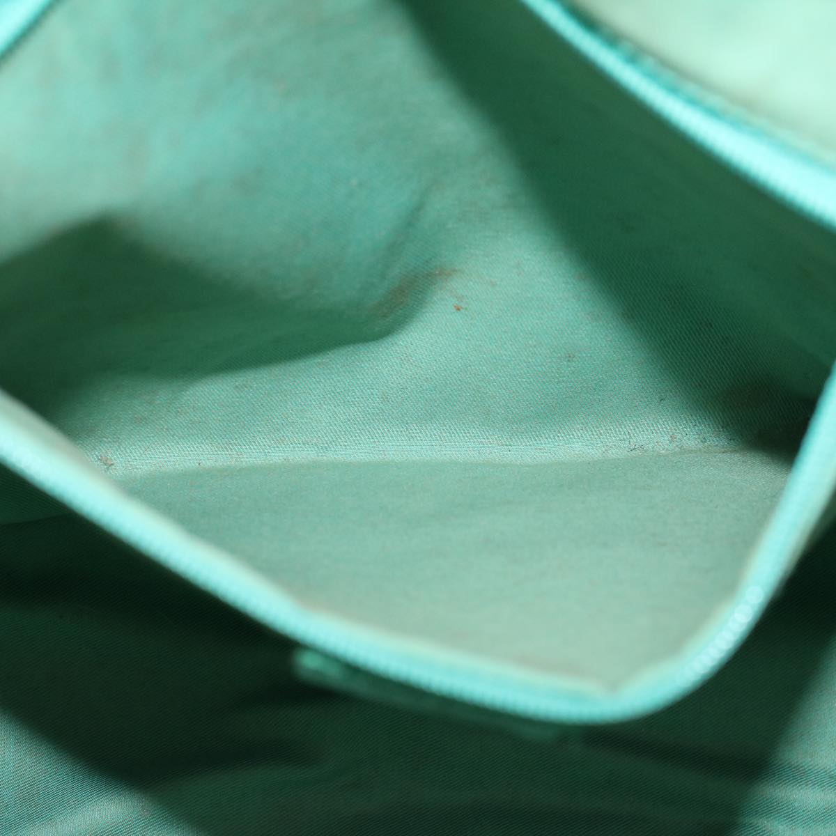GUCCI GG Canvas Tote Bag Beige Turquoise Blue 113017  59245